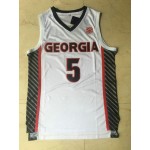 Maglia NBA 5 Edwards Georgia Bianco Nero