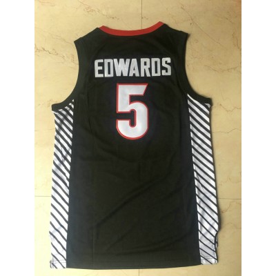 Maglia NBA 5 Edwards Georgia Nero