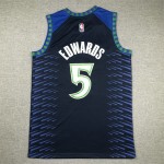 Maglia NBA 5 Edwards Minnesota Timberwolves 22-23 city Ricamato