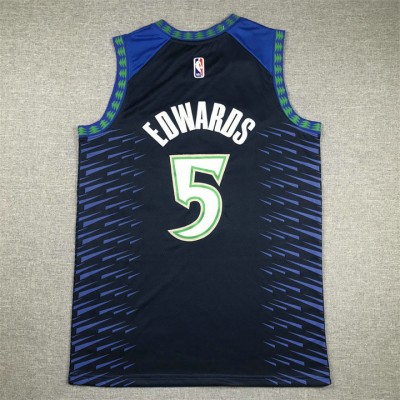 Maglia NBA 5 Edwards Minnesota Timberwolves 22-23 city Ricamato