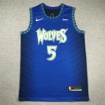 Maglia NBA 5 Edwards Minnesota Timberwolves 22-23 city Ricamato