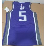 Maglia NBA 5 Fox Sacramento Kings 2022-23 Icon Viola