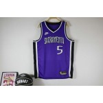 Maglia 5 Fox Sacramento Kings 2024-25 Retro Viola