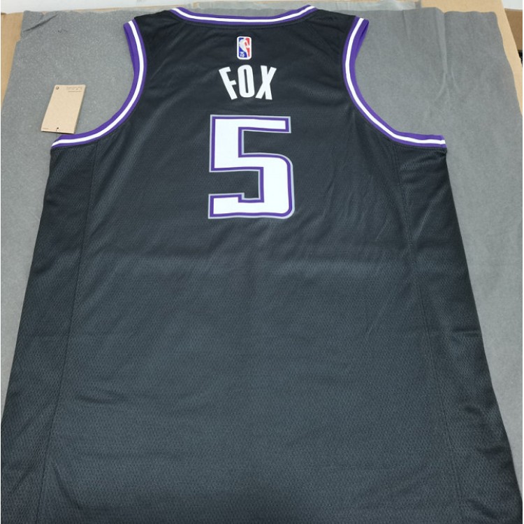 Maglia NBA 5 Fox Sacramento Kings 21-22 city Nero