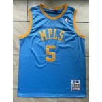 Maglia NBA 5 Horry MPLS. Blu Ricamato