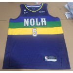 Maglia NBA 5 Jones New Orleans Pelicans 22-23 city Stampato