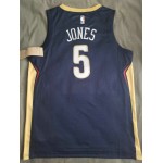 Maglia NBA 5 Jones New Orleans Pelicans Blu