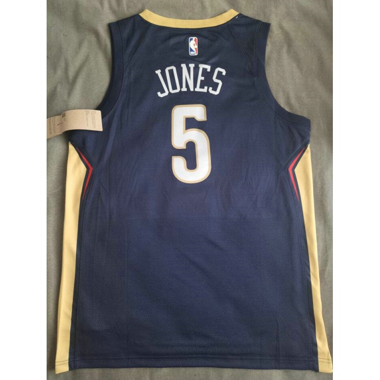 Maglia NBA 5 Jones New Orleans Pelicans Blu