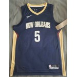 Maglia NBA 5 Jones New Orleans Pelicans Blu