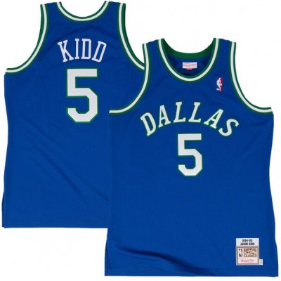 Maglia NBA 5 Kidd Mavericks Mitchell & Ness Blu