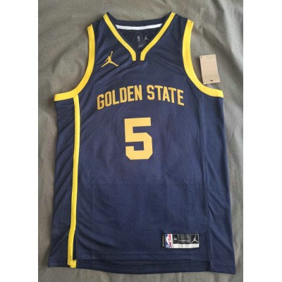 Maglia NBA 5 Looney Warriors statement Blu