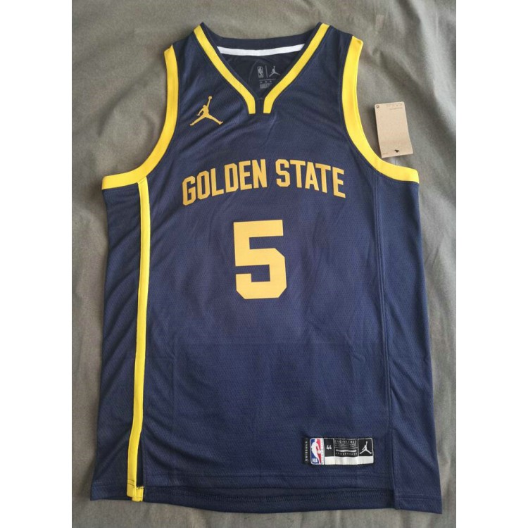 Maglia NBA 5 Looney Warriors statement Blu