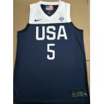 Maglia 5 Mitchell 2019 fiba Blu