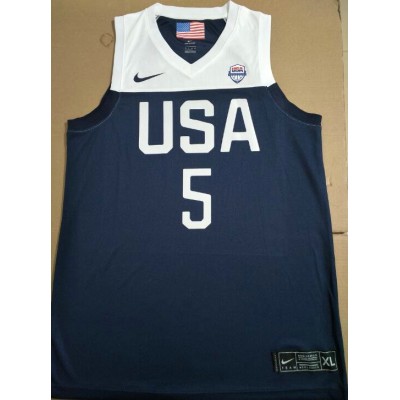 Maglia 5 Mitchell 2019 fiba Blu