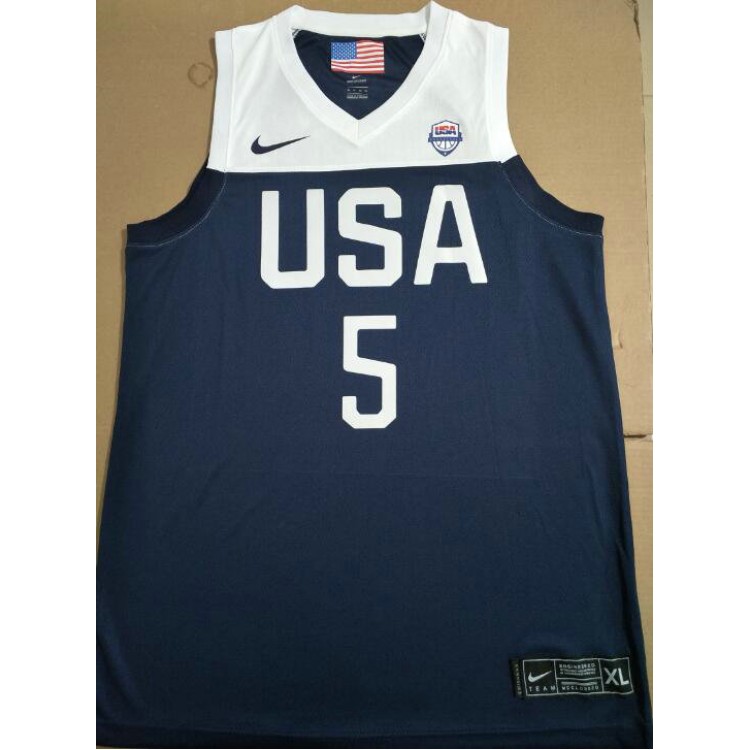 Maglia 5 Mitchell 2019 fiba Blu