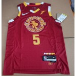 Maglia #5 Money Merrill Cavaliers 75th anniversary Rosso Stampato