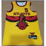 Maglia NBA 5 Murray Atlanta Hawks 2021-22 city Giallo