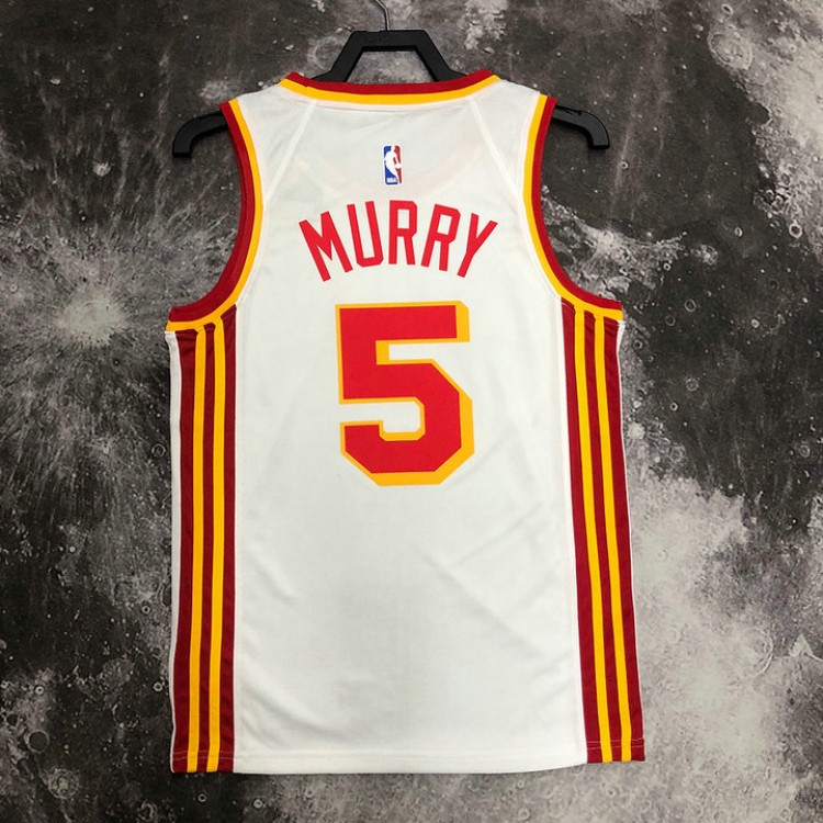 Maglia NBA 5 Murray Atlanta Hawks Bianco