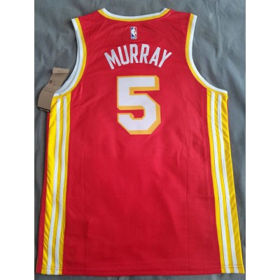 Maglia NBA 5 Murray Hawks Rosso