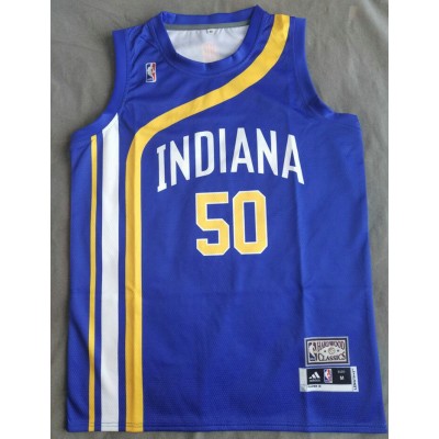 Maglia #50 Hansbrough Indiana Pacers Blu Stampa