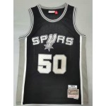 Maglia NBA 50 Robinson Spurs Nero