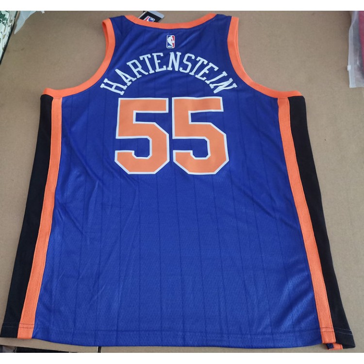 Maglia #55 Hartenstein Knicks 23-24 city Blu Stampato