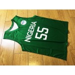 Maglia 55 Precious Achiuwa Nigeria National Team Verde Uomo