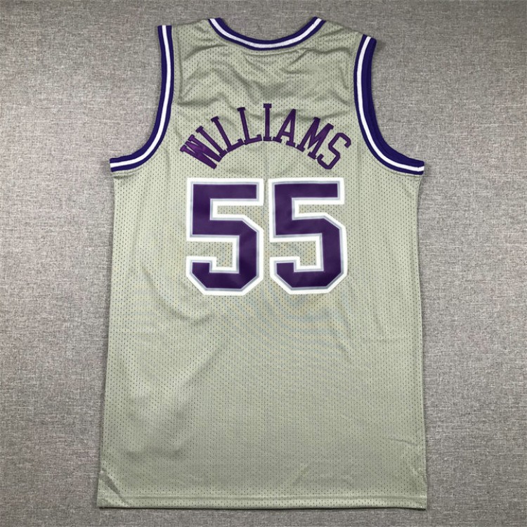 Maglia NBA 55 Williams Sacramento Kings Grigio