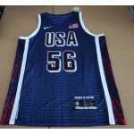 Maglia 56 Bast 2024 USA Team Blu Navy con stripe Uomo