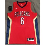 Maglia NBA 6 Alexander-walker Pelicans Rosso