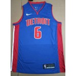 Maglia #6 Brown Detroit Pistons Blu