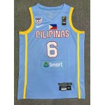 Maglia 6 Clarkson 2024 Philippines Blu Uomo