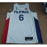 Maglia 6 Clarkson Philippines 2023 FIBA Bianco