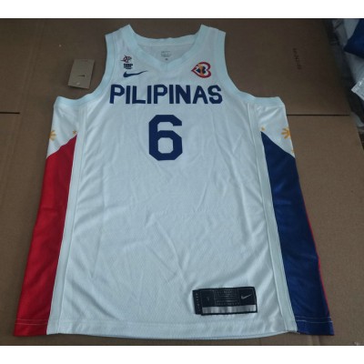 Maglia 6 Clarkson Philippines 2023 FIBA Bianco