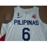 Maglia 6 Clarkson Philippines 2023 FIBA Bianco