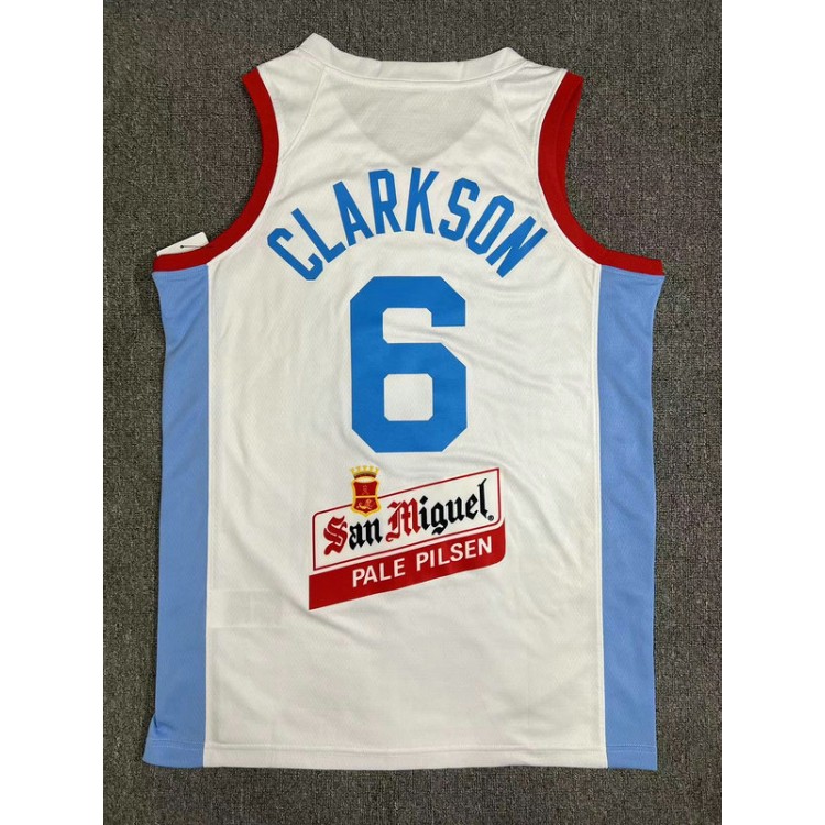 Maglia 6 Clarkson Pilipinas 2024 Home Bianco Uomo