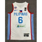 Maglia 6 Clarkson Pilipinas 2024 Home Bianco Uomo