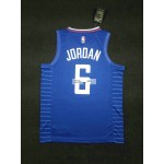 Maglia NBA 6 DeAndre Jordan clippers 2017-18 Season Blu