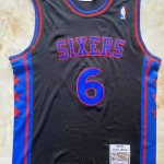 Maglia #6 Erving Philadelphia 76ers 1982-83 Nero