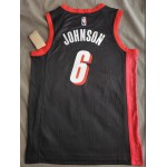 Maglia NBA 6 Johnson Blazers 21-22 city 75th Anniversary