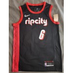 Maglia NBA 6 Johnson Blazers 21-22 city 75th Anniversary