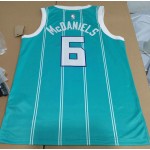 Maglia #6 Mcdaniels Hornets Blu Stampato