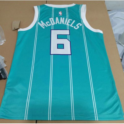 Maglia #6 Mcdaniels Hornets Blu Stampato