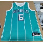 Maglia #6 Mcdaniels Hornets Blu Stampato