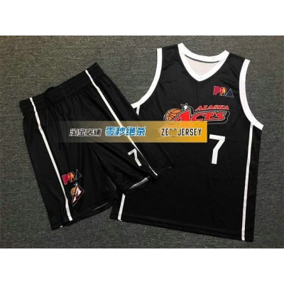 7 Abarrientos Philippine ACE Nero Basketball Maglia Uomo