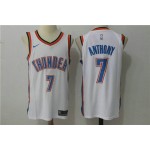 Maglia NBA 7 Anthony OKC Thunder 2017-18 Season Bianco