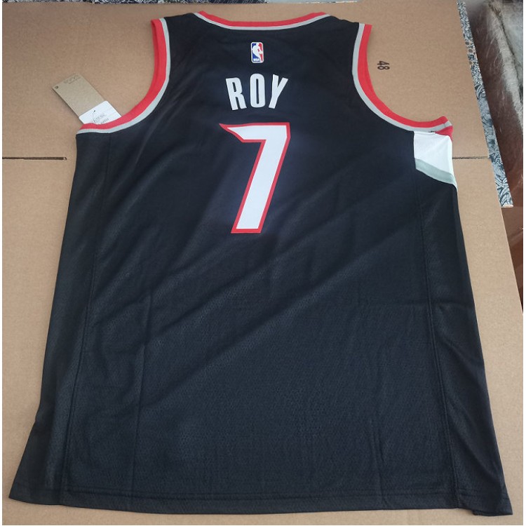 Maglia NBA 7 Brandon Roy Portland Trail Blazers Nero