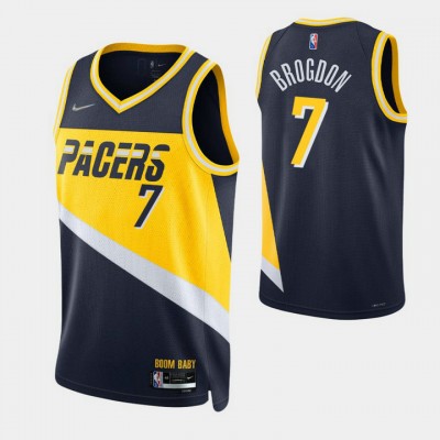 Maglia #7 Brogdon Pacers 21-22 city 75th Anniversary