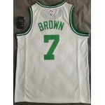 Maglia #7 Brown Celtics Bianco