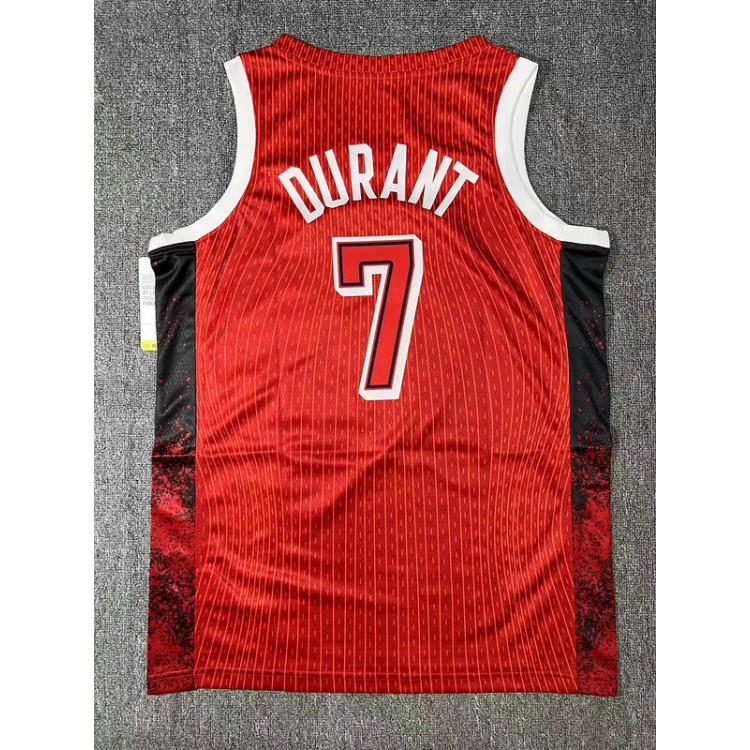 Maglia 7 Durant 2024 USA Team Rosso Uomo